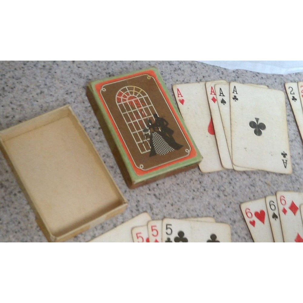 Vintage Rendezvous playing cards in original‎ box, 1930s, collectible